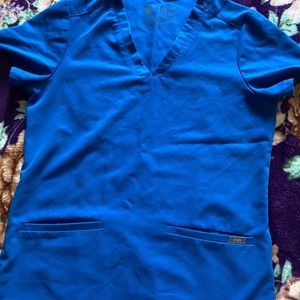 Figs Scrub Set Royal Blue